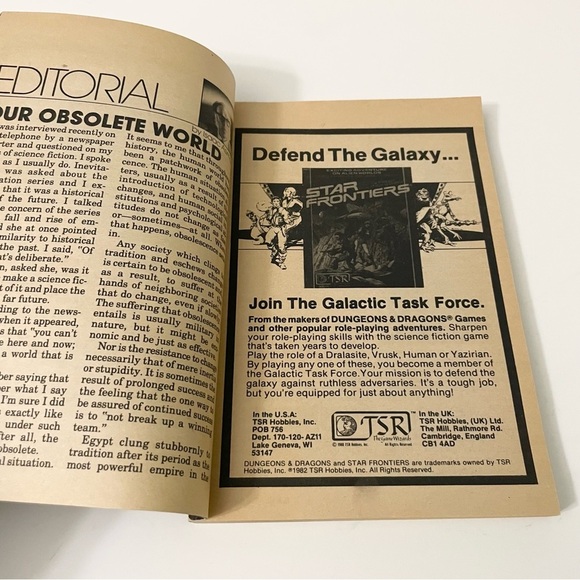 Isaac Asimov's Science Fiction Magazine July 1983 Tanith Lee, Ursula K. Le Guin - Picture 13 of 16